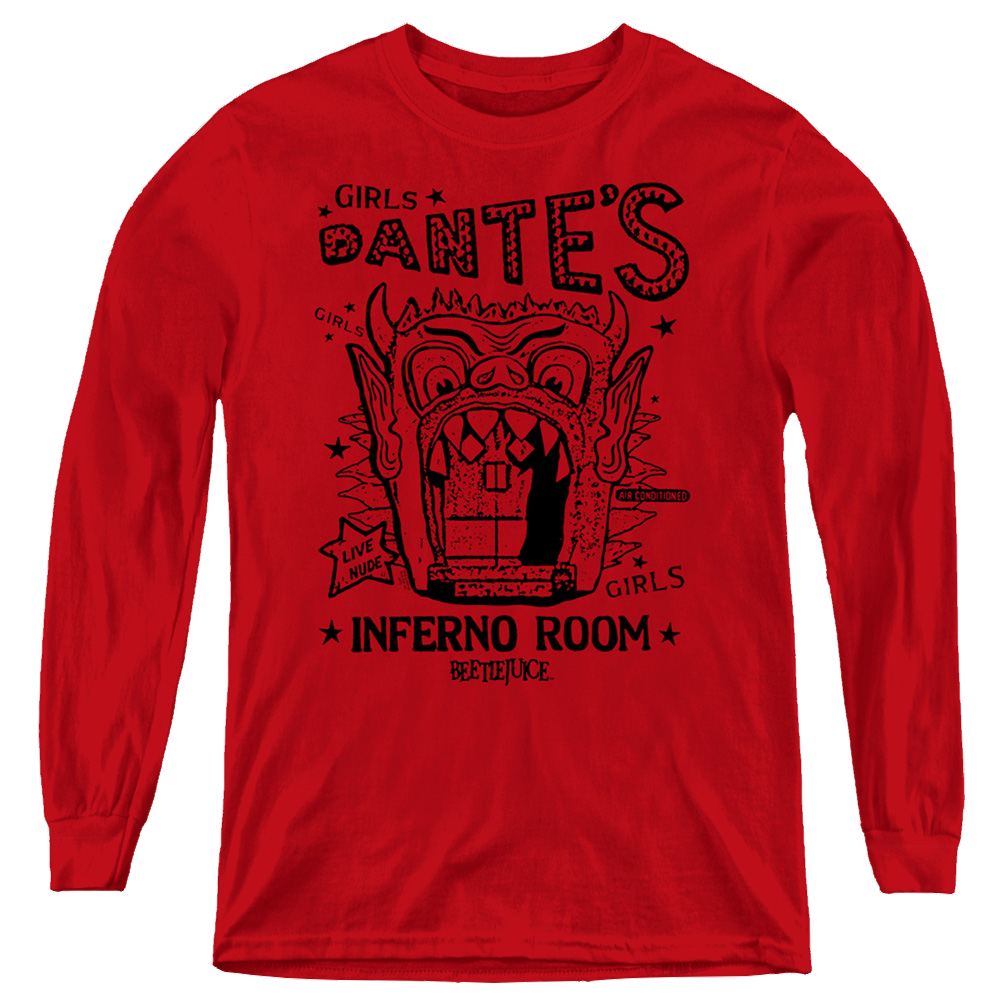 Beetlejuice Dantes Inferno Room - Youth Long Sleeve T-Shirt
