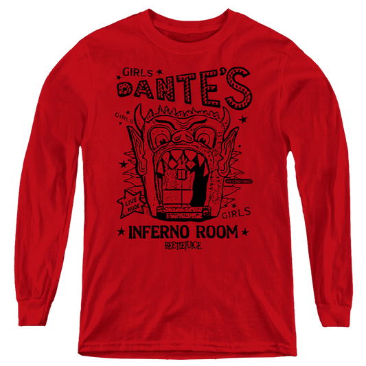 Beetlejuice Dantes Inferno Room - Youth Long Sleeve T-Shirt