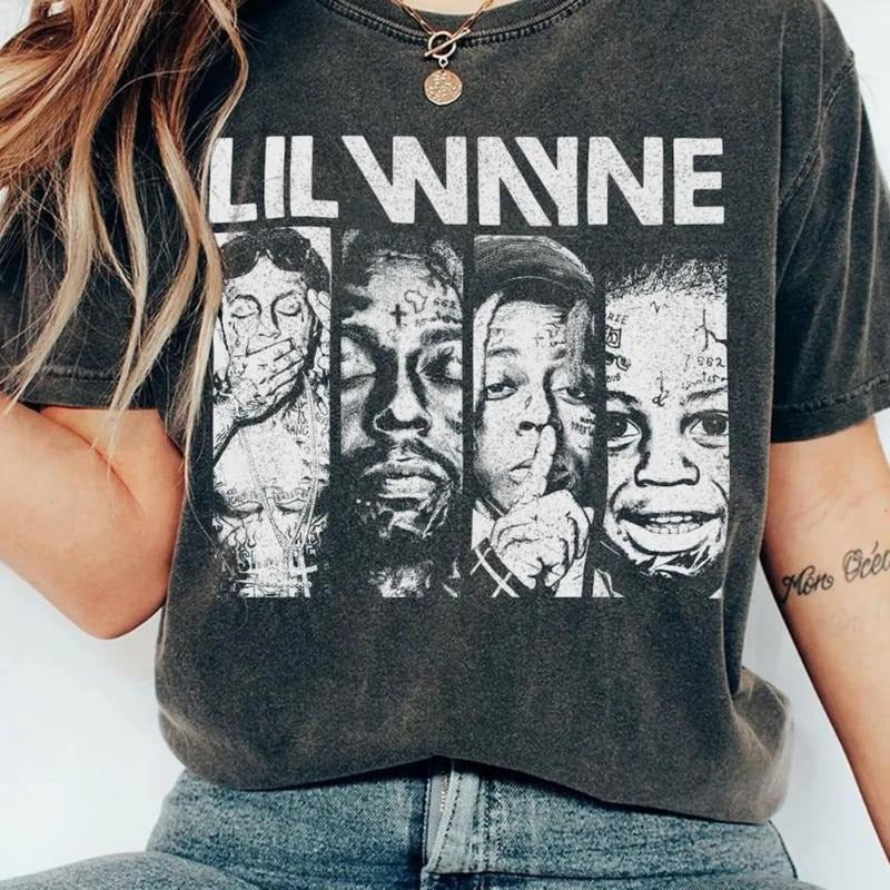 Wayne Rap Tour 2025 Vintage Shirt Casual Streetwear Styles Summer Gifts