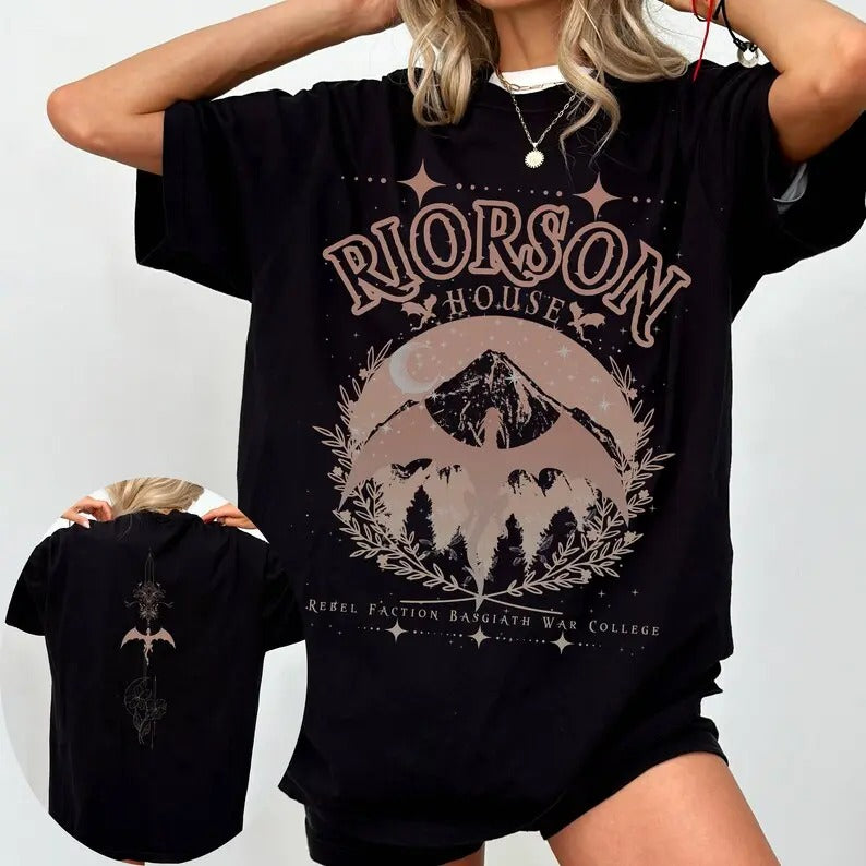 Xaden Ri0rson House shirt, Basgiath War College Shirt, Fourth Wing shirt, Iron Flame shirt, Dragon Rider Merch, Rebecca...