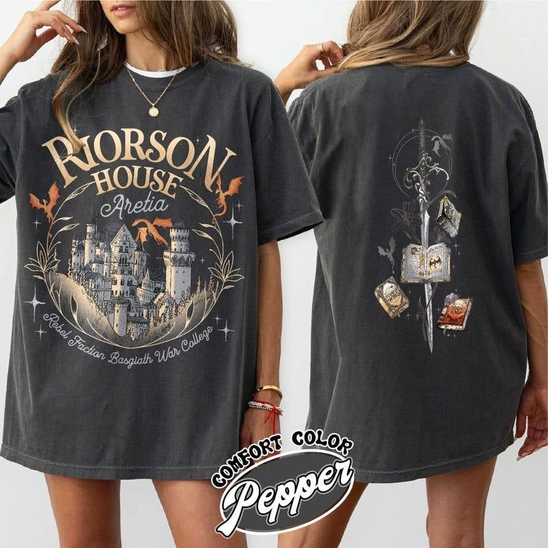 Xaden Riorson House Shirt, Dragon Rider Shirt, Fourth Wing Dragon Rider Tshirt,Xaddy Riorson Shirt,Bookish Gift for...