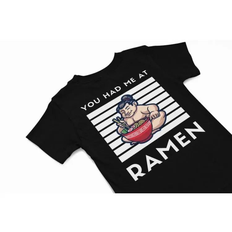 You had me at Ramen kawaii Sumo wrestler T-Shirt, Cute Sumo Tee, Japanese vacation shirt gift, quirky food humour t...
