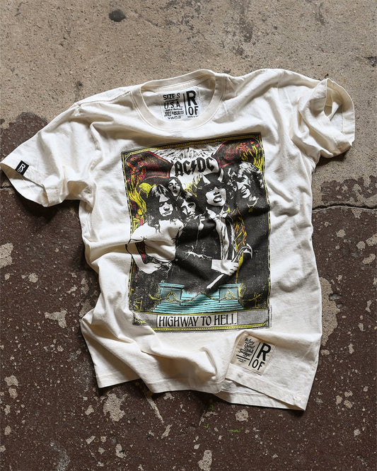 AC/DC Highway To Hell Photo White Tee