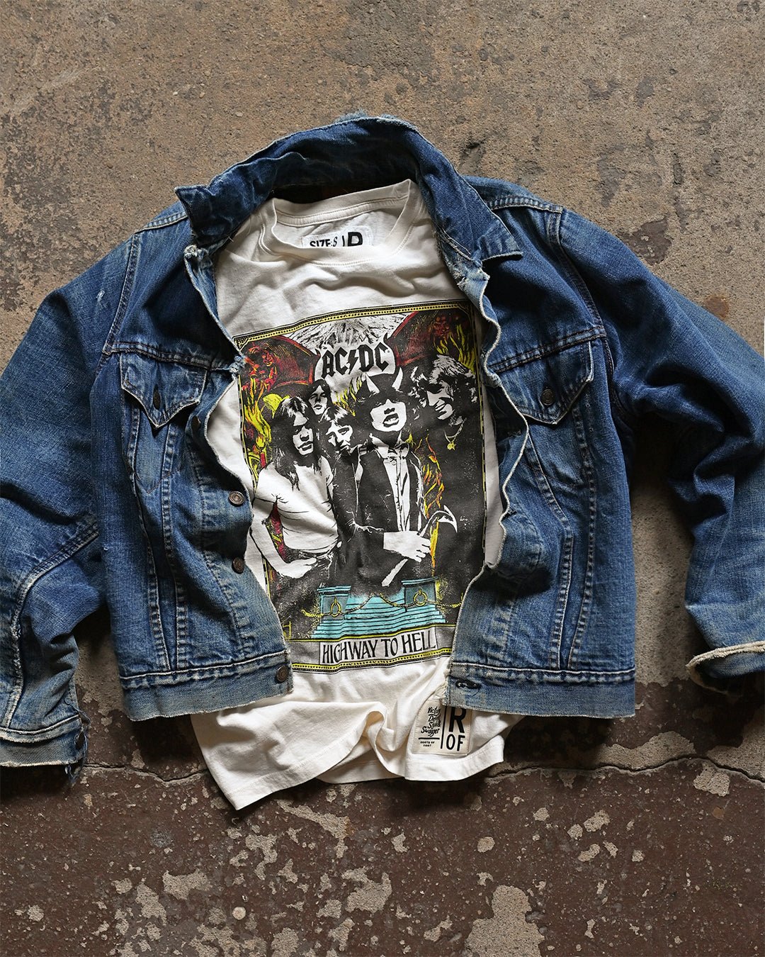 AC/DC Highway To Hell Photo White Tee