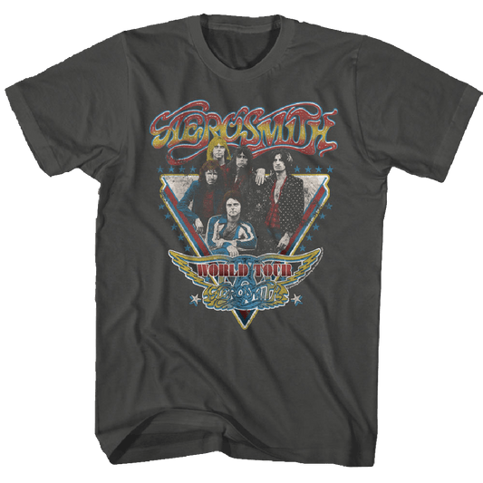 Aerosmith World Tour Official T-Shirt Style001