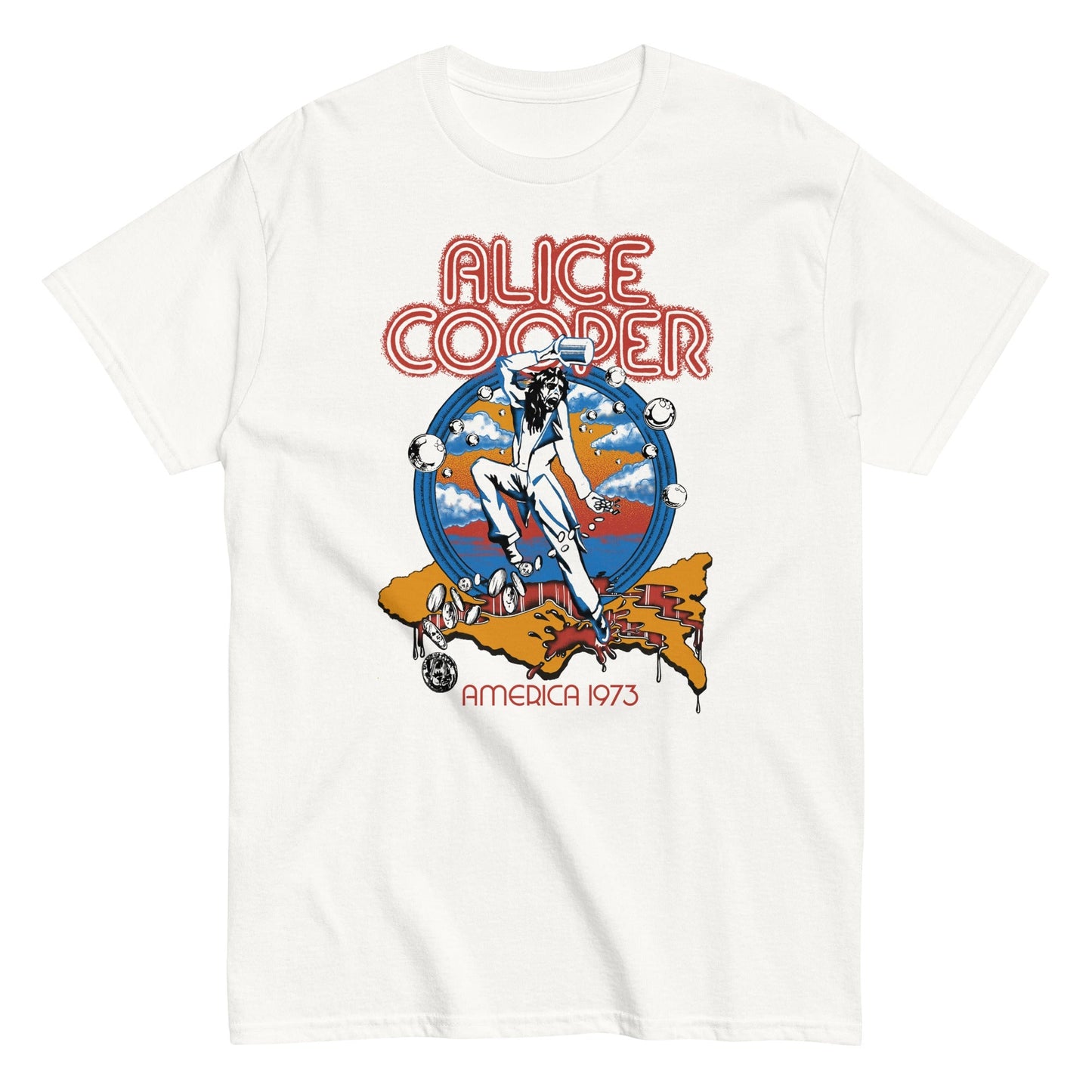 Alice Cooper - 1973 Tour T-Shirt Style001