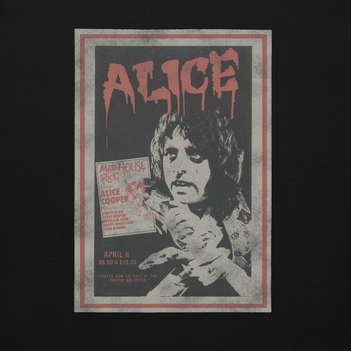 Alice Cooper Madhouse Vintage Hoodie Style001