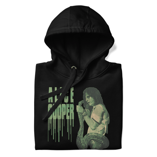 Alice Cooper - Vintage 1986 Snake Drip Hoodie Style001