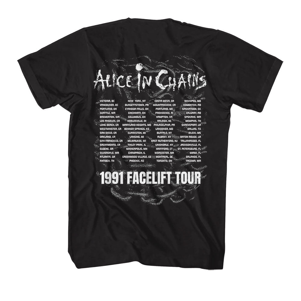 ALICE IN CHAINS 'FACELIFT TOUR 91' T-SHIRT