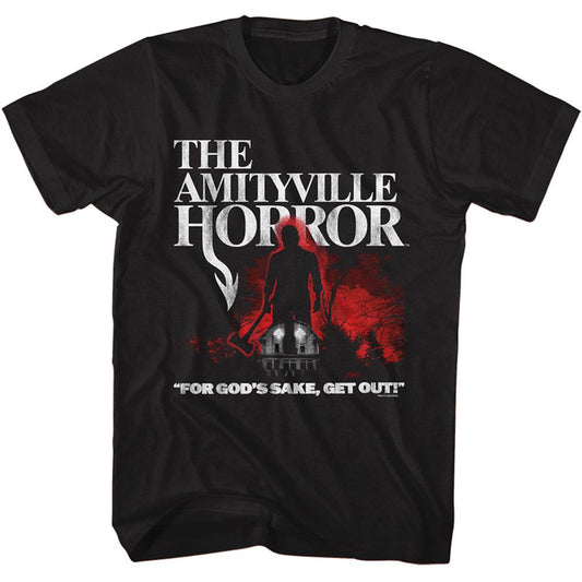 Amityville Horror - Amityville Horror Lutz With Axe Shadow Boyfriend Tee
