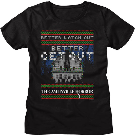 Amityville Horror - Better Get Out Womens T-Shirt