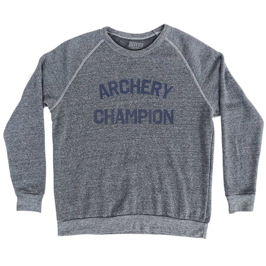 Archery Champion Adult Tri-Blend Sweatshirt Style002