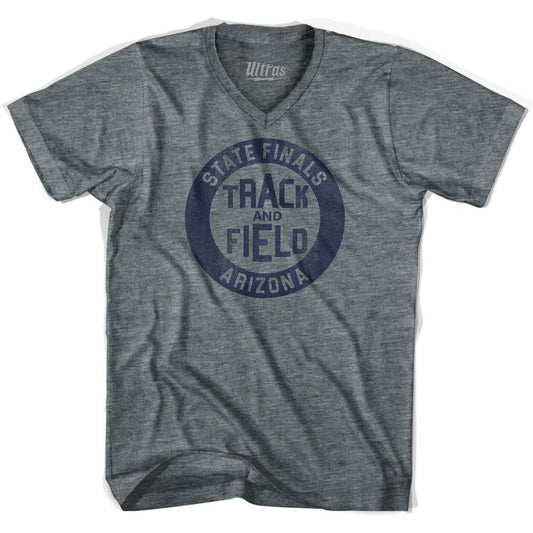 Arizona State Finals Track and Field Adult Tri-Blend V-neck T-shirt