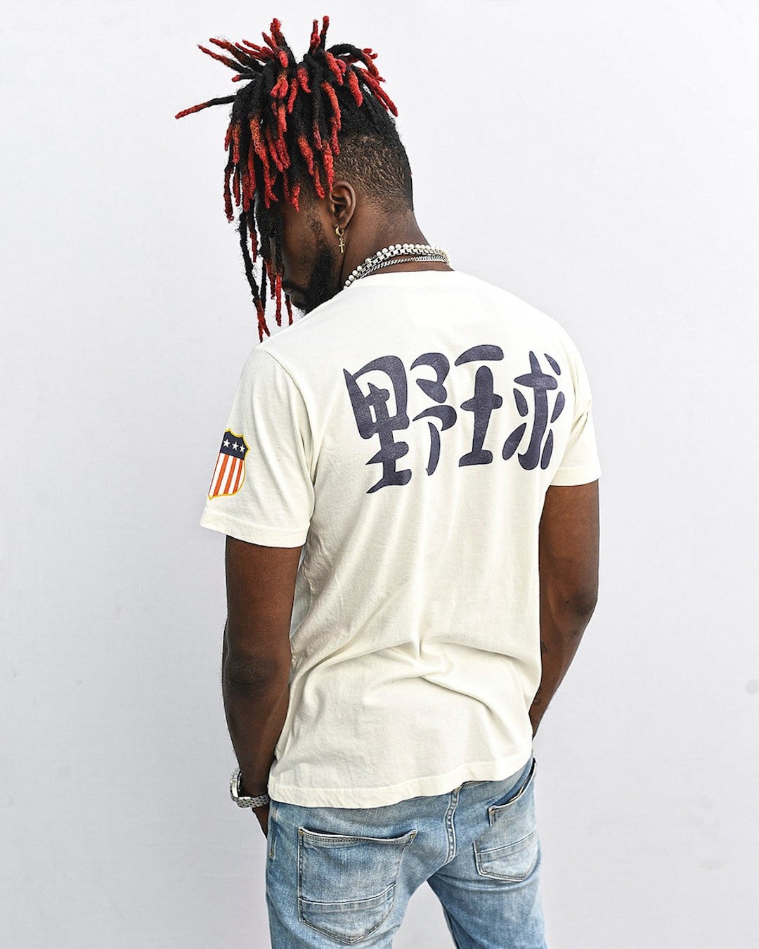 Babe Ruth Tokyo X NY Vintage White Tee