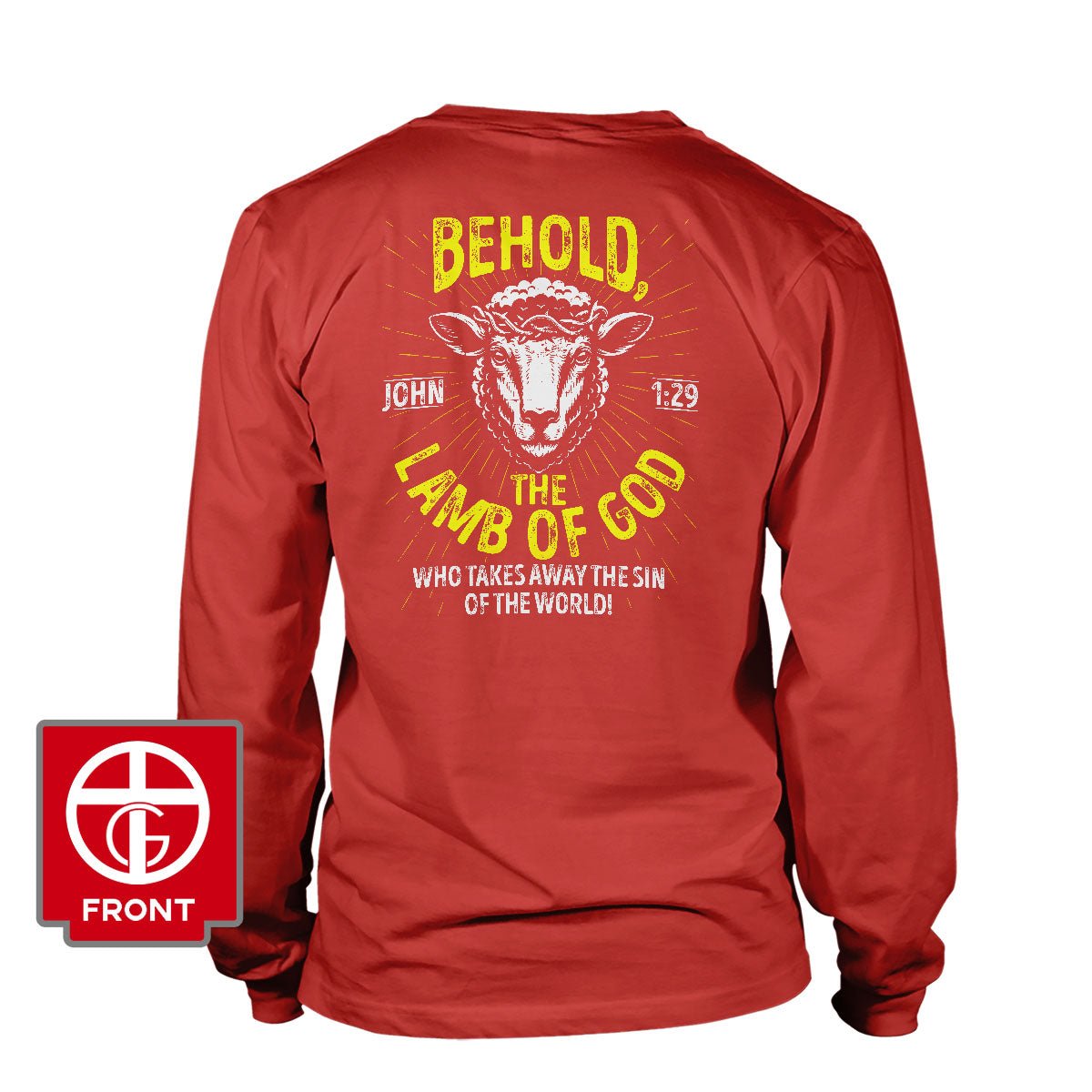 Behold The Lamb Of God - John 1:29 Long Sleeve T-Shirt