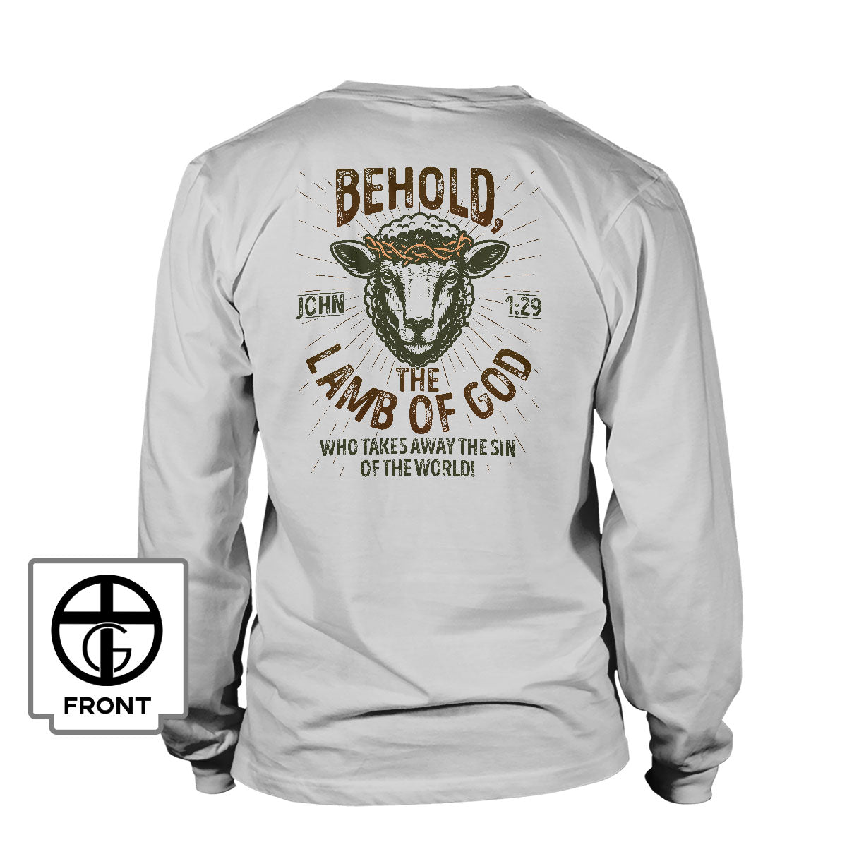 Behold The Lamb Of God - John 1:29 Long Sleeve T-Shirt