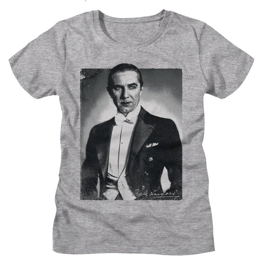 Bela Lugosi - BW Portrait Womens T-Shirt