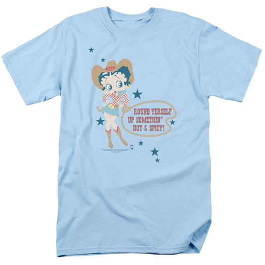 Betty Boop Hot And Spicy Cowgirl T-Shirt