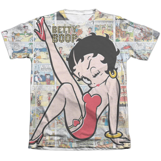 Betty Boop Vintage Strips T-Shirt