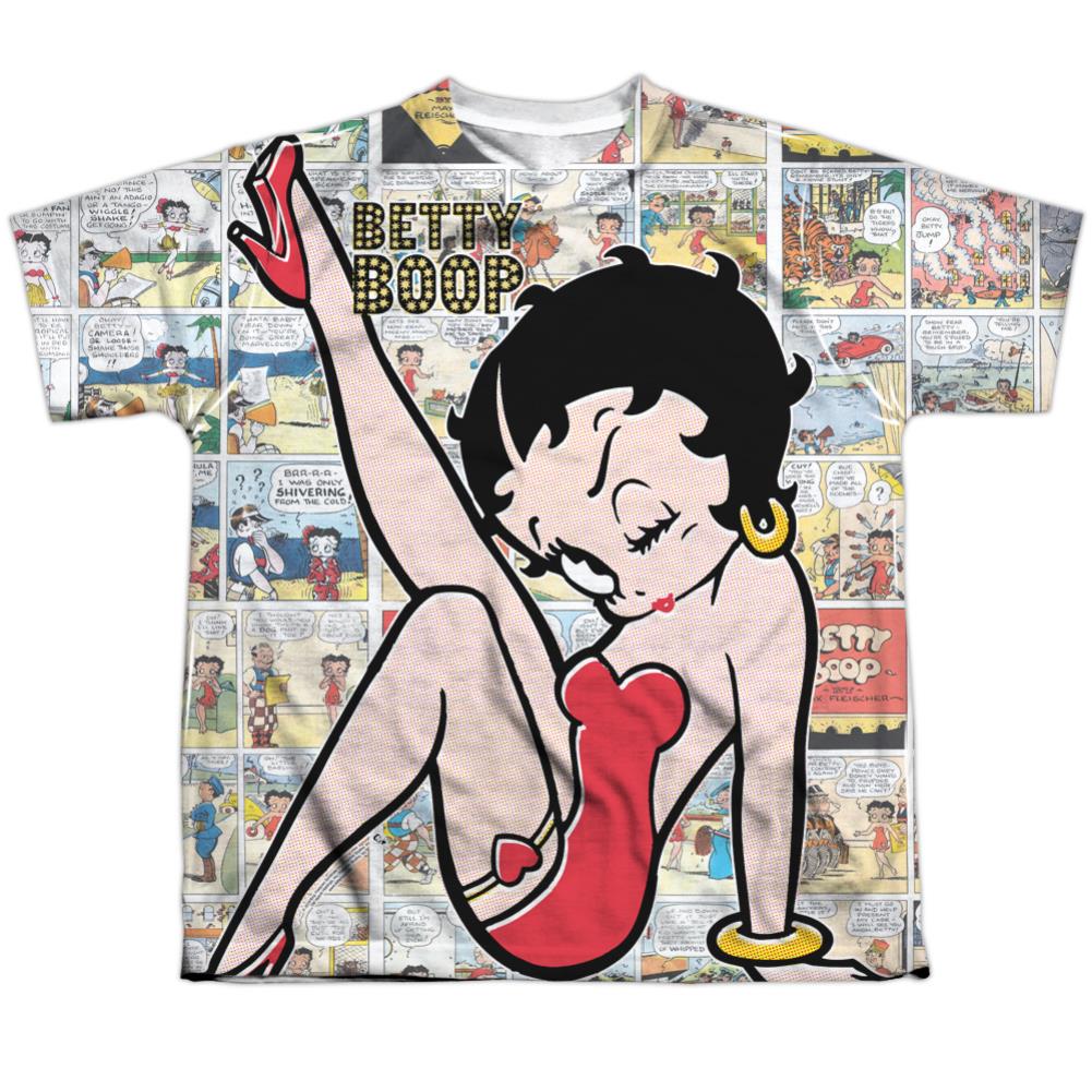 Betty Boop Vintage Strips T-Shirt