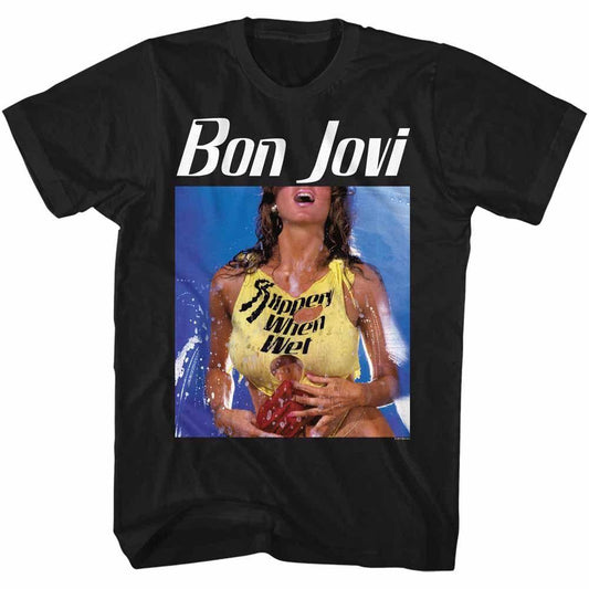 Bon Jovi - Bon Slippery Boyfriend Tee