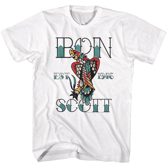 Bon Scott - Tattoo Boyfriend Tee