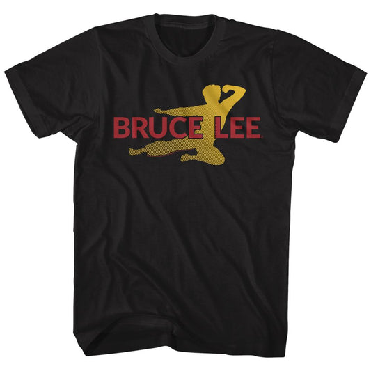 Bruce Lee - Flying Oval T-Shirt Style001