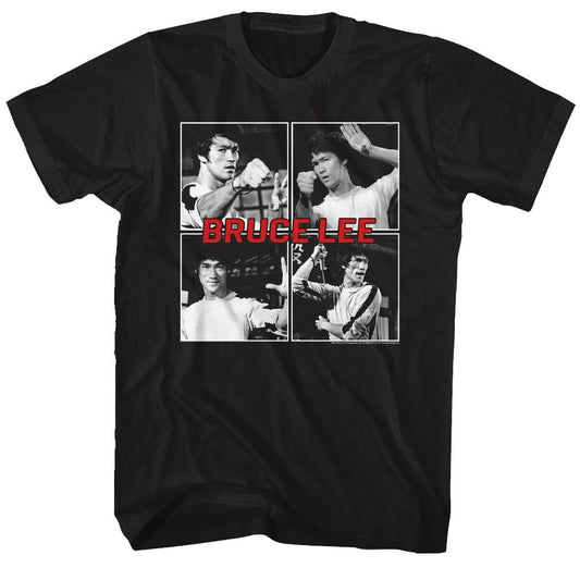 Bruce Lee - Four Squares Boyfriend Tee