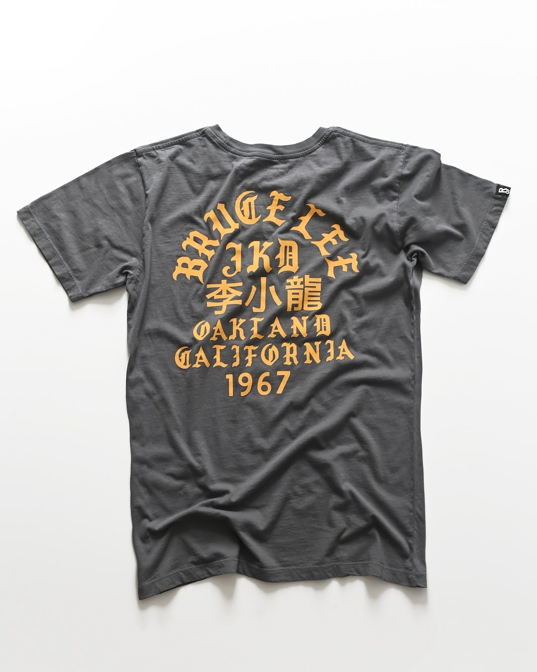 Bruce Lee Oakland '67 Vintage Grey Tee