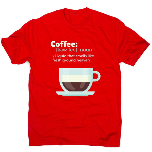 Coffee definition - men's funny premium t-shirt
