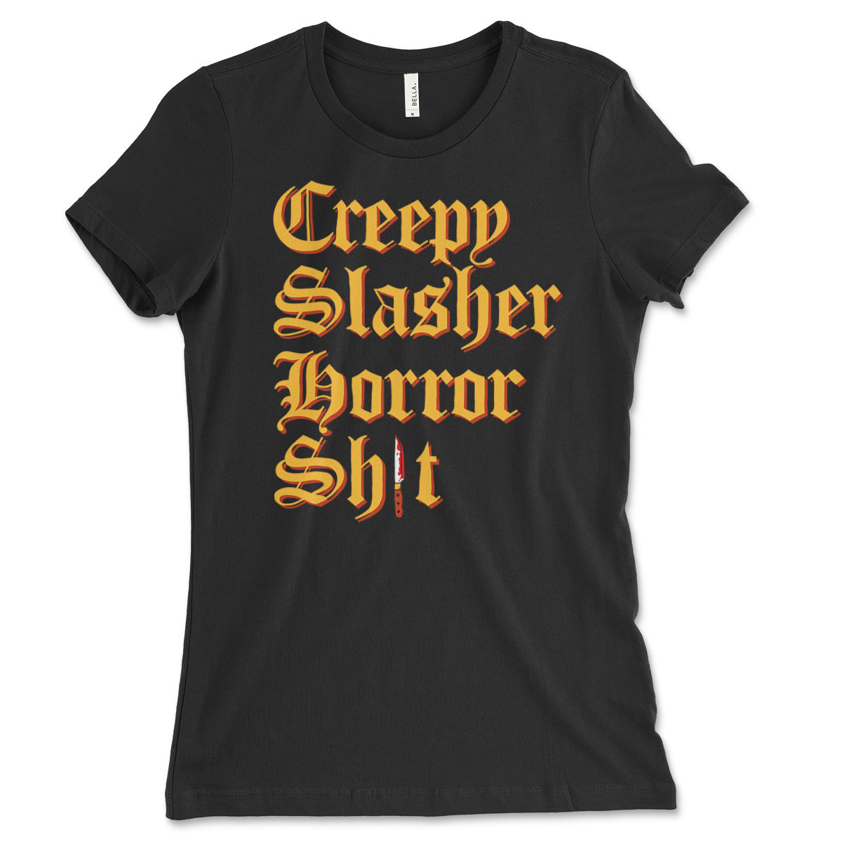 Creepy Slasher Horror Women's Shirt