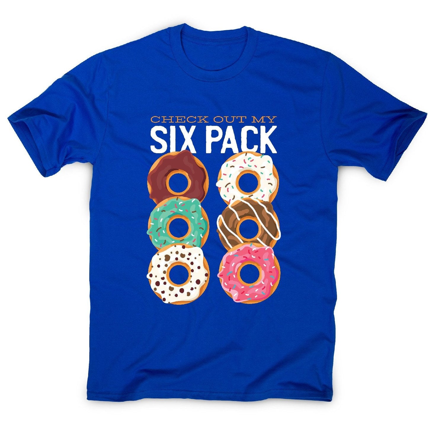 Donut six pack - men's funny premium t-shirt