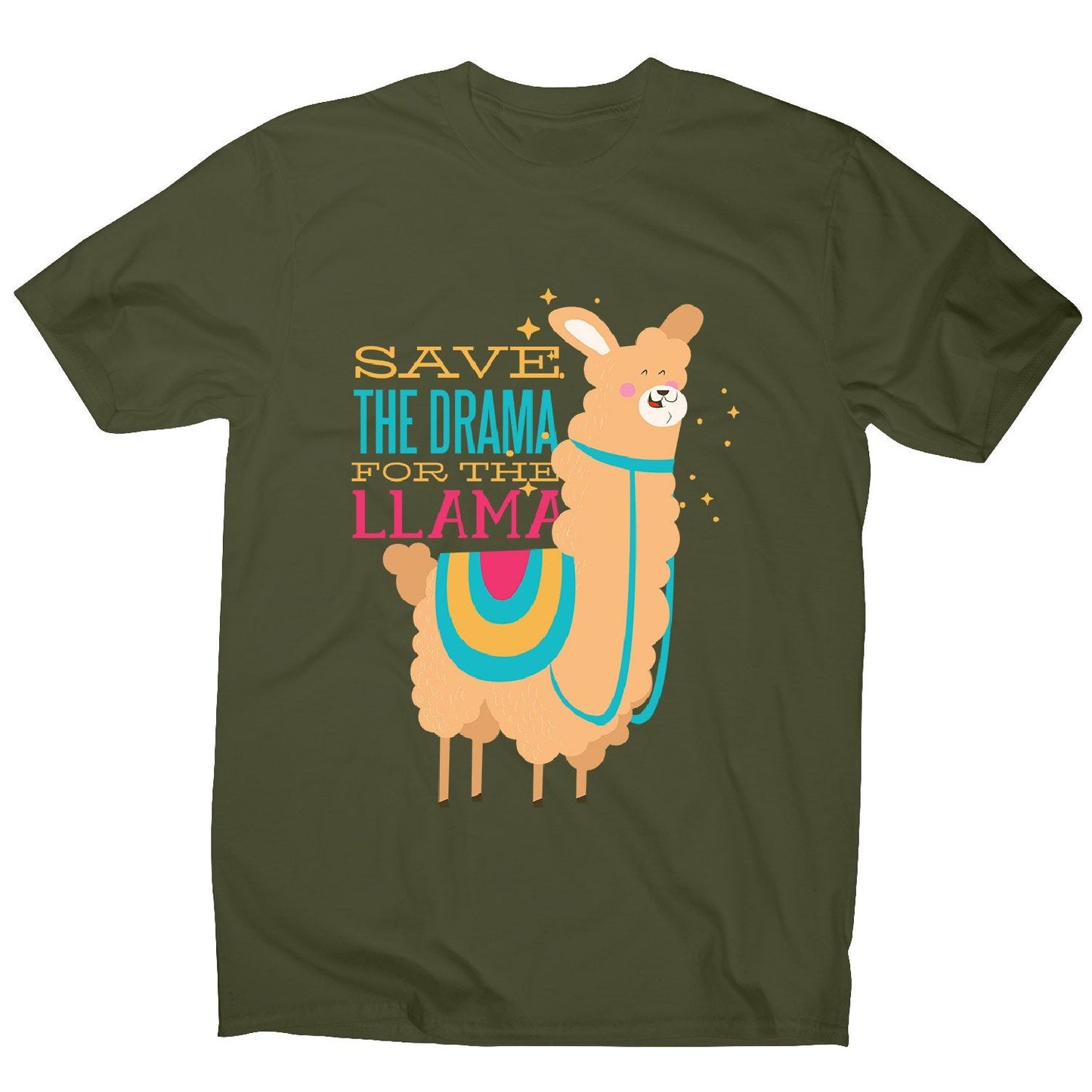 Drama llama - men's funny premium t-shirt