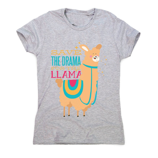Drama llama - women's funny premium t-shirt