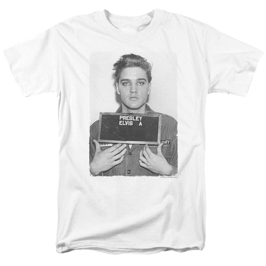 Elvis Presley Army Mug Shot T-Shirt