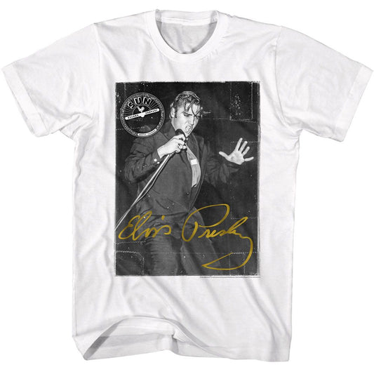 Elvis Presley - Elvis Gold Signature Boyfriend Tee