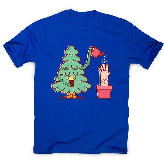 Flat cartoon - men's funny premium t-shirt