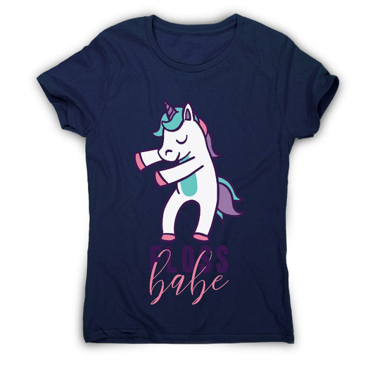 Floss unicorn - funny women's t-shirt