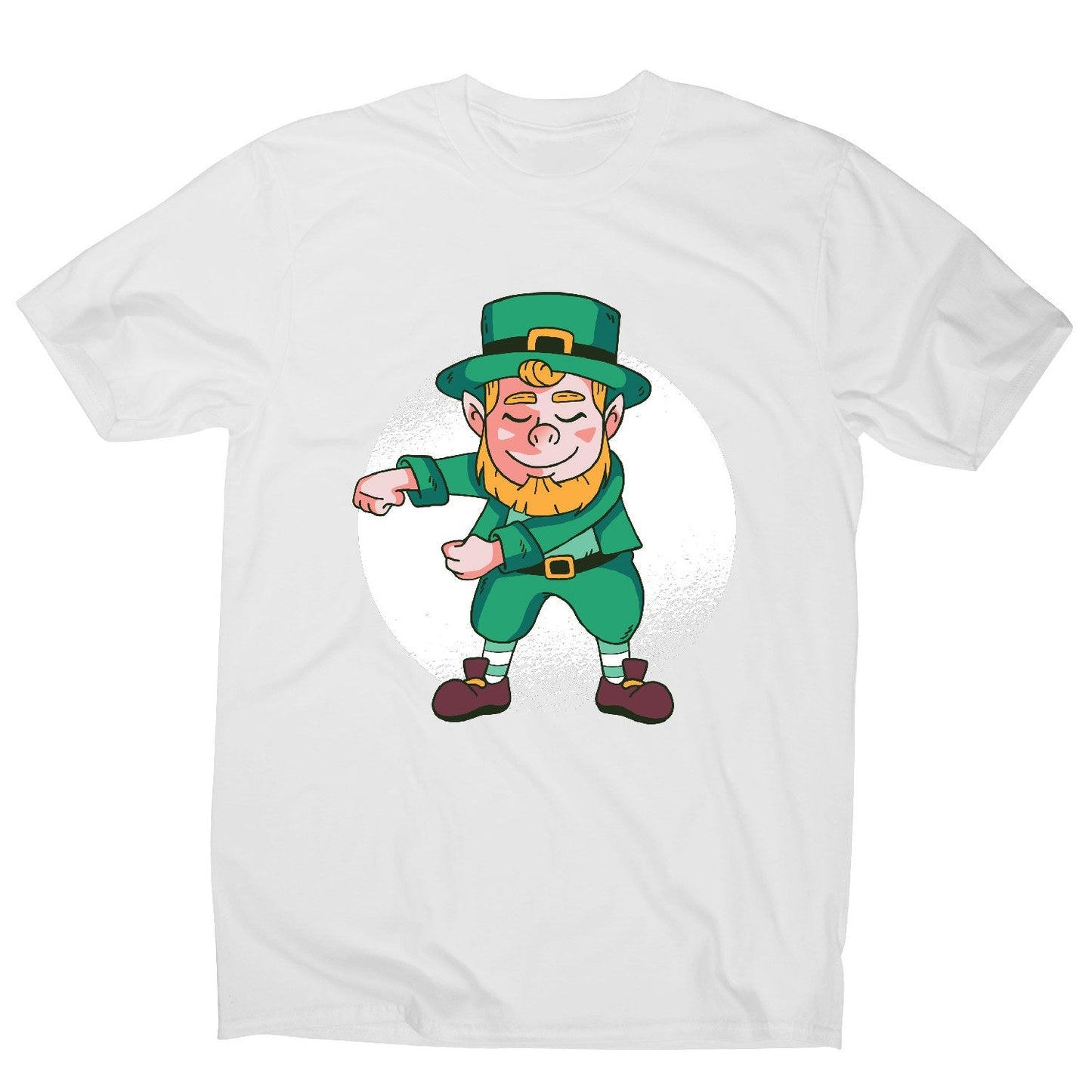 Flossing leprechaun - funny men's t-shirt