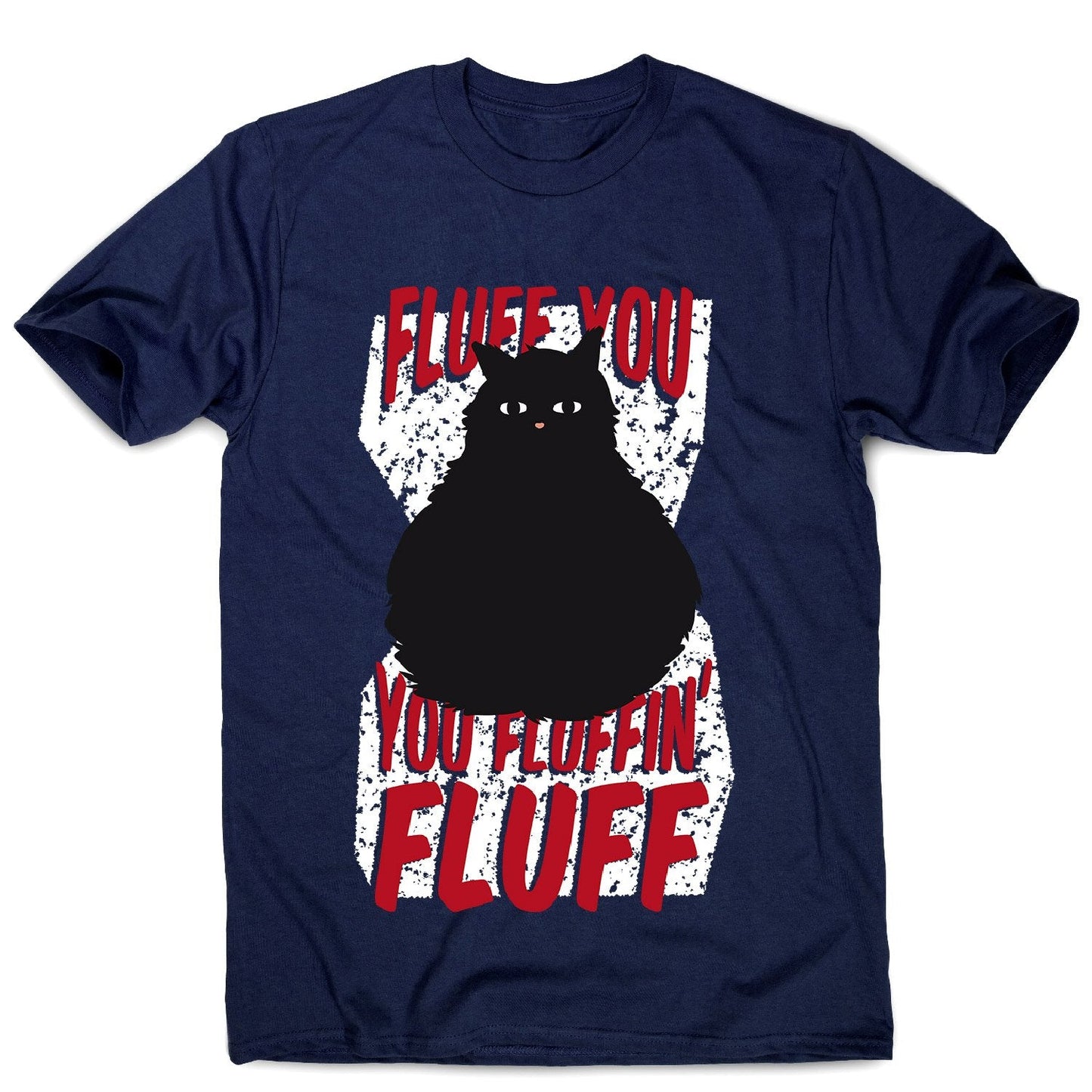 Fluffy cat - men's funny premium t-shirt