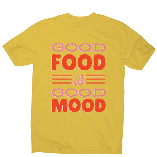 Food mood lettering - men's funny premium t-shirt