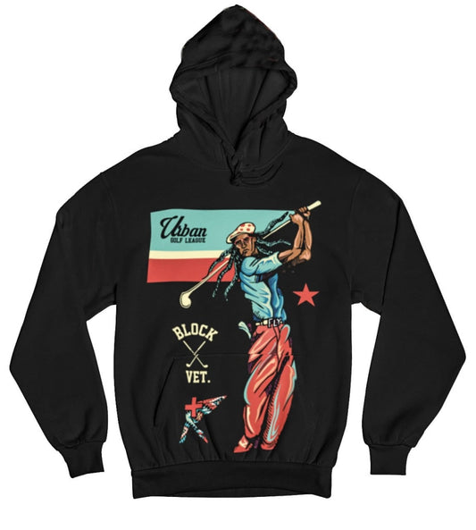 "Golf Vet BLK" Limited Edition Heavy Weight Hoodie