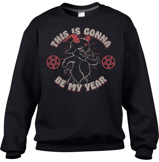 Unisex This is Gonna Be My Year Devil Sweatshirt
