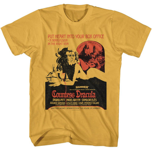 Hammer Horror - Countess Dracula Poster T-Shirt