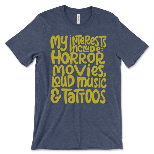 Horror Loud Music Tattoos Shirt