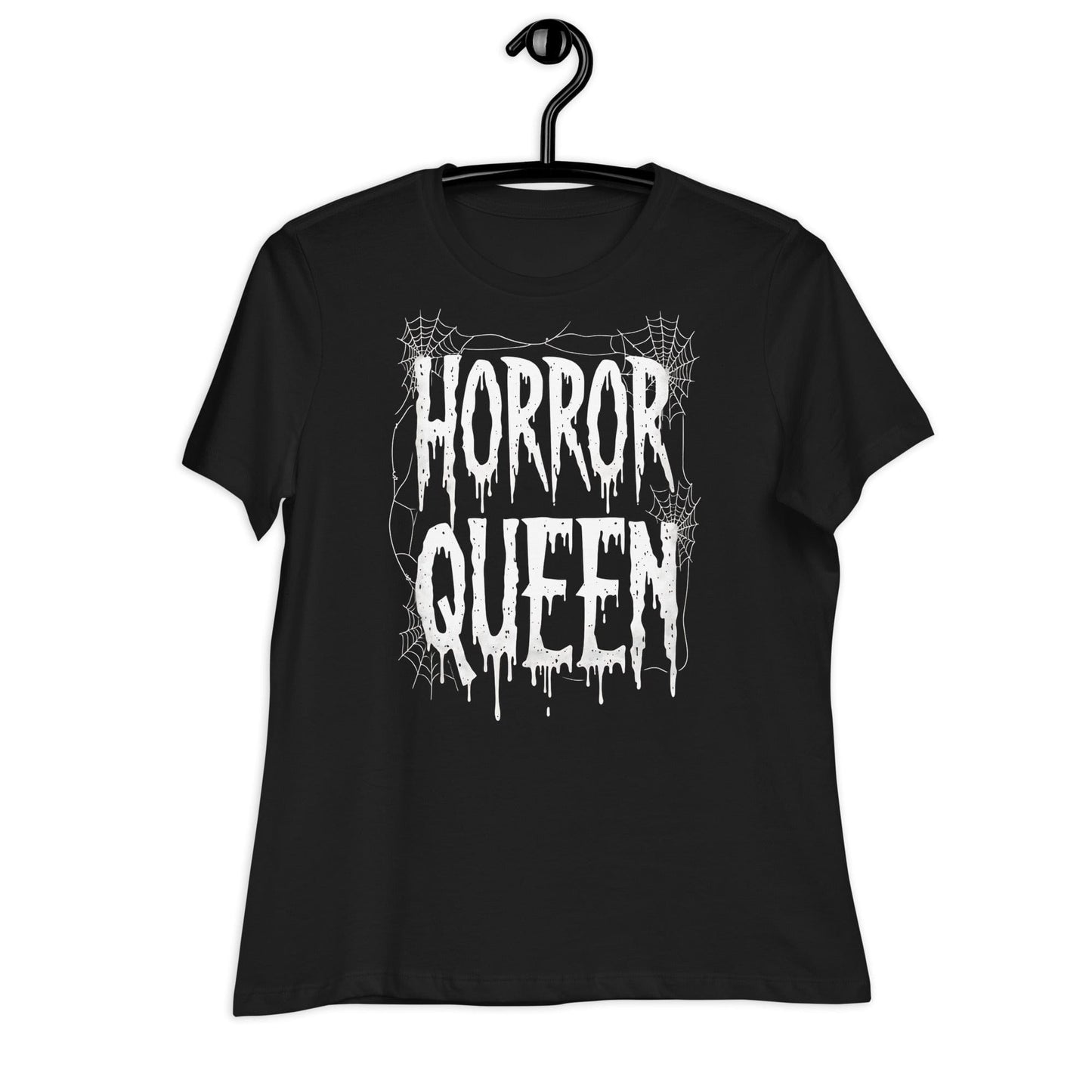 Horror Queen Web Logo Gothic Women's Relaxed T-Shirt