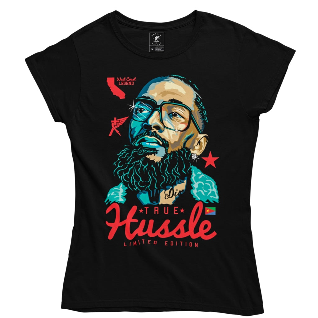 "Hussle BLK" Ladies Tee