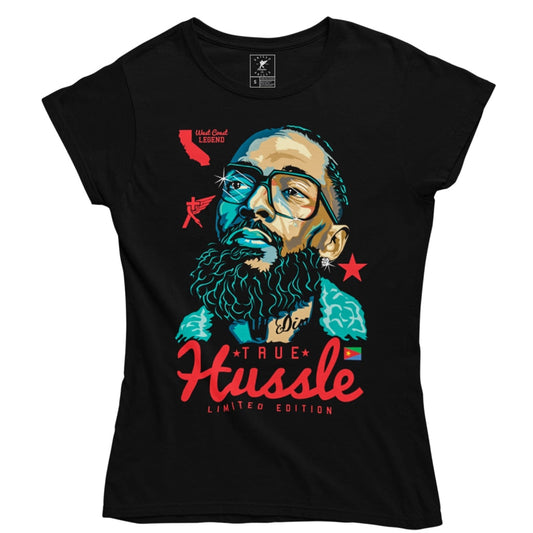 "Hussle BLK" Ladies Tee