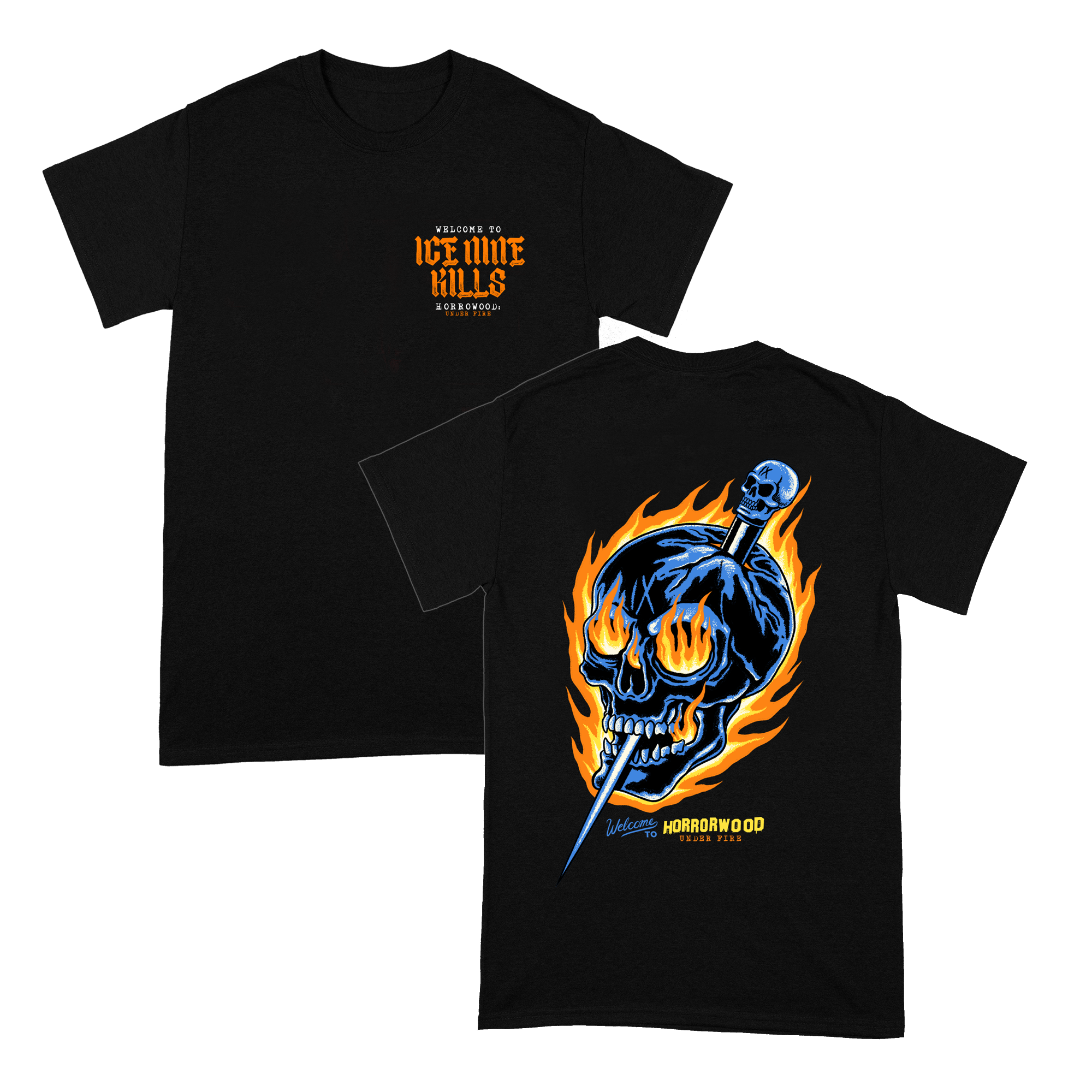 "Flaming Skull" T-Shirt