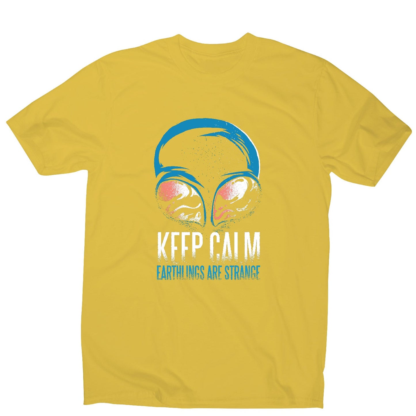 Keep calm alien - funny men's t-shirt